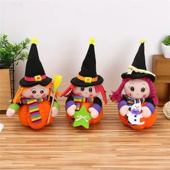 Broom/Ghost/Five-pointed Star Little Girl Halloween Pumpkin Doll Decoration Creative Plush Toy Ornament For Halloween Decorative
Broom/Ghost/Five-pointed Star Little Girl Halloween Pumpkin Doll Decoration Creative Plush Toy Ornament For Halloween Decorative