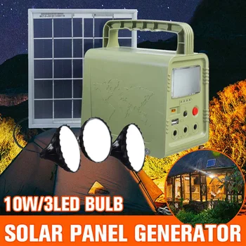 Solar Power Panel Generator Portable Power Solar Generator LED Light with Mobile Charger 10W 5V Solar Panel Home System
Solar Power Panel Generator Portable Power Solar Generator LED Light with Mobile Charger 10W 5V Solar Panel Home System