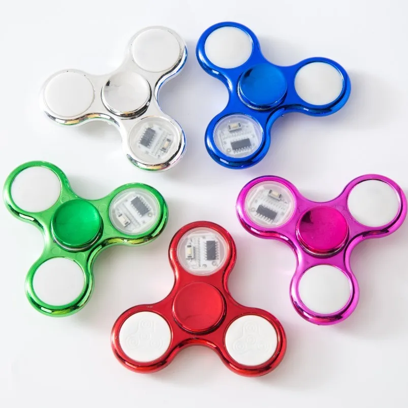 Luminous LED Light Fidget Spinner Hand Top Spinners Glow In Dark Light EDC Figet Spiner Batman Finger Stress Relief Toys
Luminous LED Light Fidget Spinner Hand Top Spinners Glow In Dark Light EDC Figet Spiner Batman Finger Stress Relief Toys