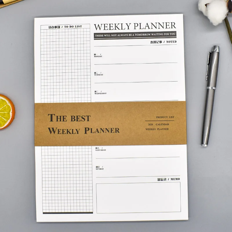 Simple A4 Planning Calendar Notebook Weekly Schedules 2020 Calendar Memorandum Work Learning Schedule
Simple A4 Planning Calendar Notebook Weekly Schedules 2020 Calendar Memorandum Work Learning Schedule
