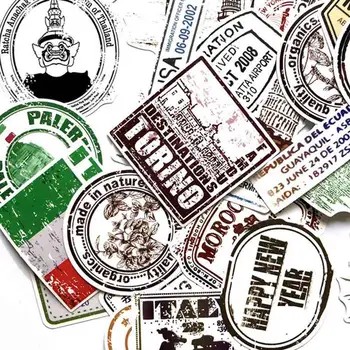 60Pcs/set Postmark Seal Stamp Country City Shape Stickers Phone Case Car Skateboard Helmet Bicycle Suitcase Decoration Stickers 
60Pcs/set Postmark Seal Stamp Country City Shape Stickers Phone Case Car Skateboard Helmet Bicycle Suitcase Decoration Stickers