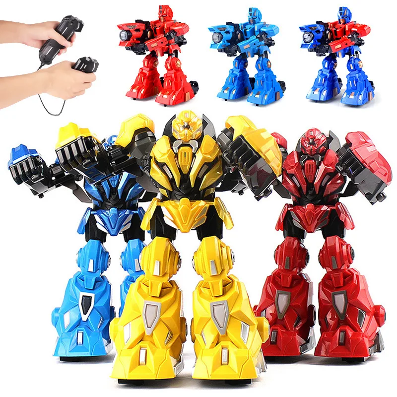 Remote Control Robot Toys 2.4G Charging on Gun Remote Control Body Sensing Large Battle Boxing Play with Your Partner Robot
Remote Control Robot Toys 2.4G Charging on Gun Remote Control Body Sensing Large Battle Boxing Play with Your Partner Robot
