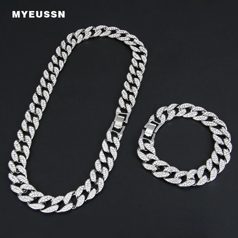 Bling Bling Iced Out Cuban Link Bracelet Necklace Men Fashion Personalized Feather Gift Rhinestone Choker Set Hip Hop Jewelry
Bling Bling Iced Out Cuban Link Bracelet Necklace Men Fashion Personalized Feather Gift Rhinestone Choker Set Hip Hop Jewelry