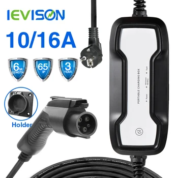 EVSE Type 1 Portable EV Charging Box Cable Switchable 10/16A Schuko Plug Electric Vehicle Car Charger SAE J1172 6.5m 220V
EVSE Type 1 Portable EV Charging Box Cable Switchable 10/16A Schuko Plug Electric Vehicle Car Charger SAE J1172 6.5m 220V