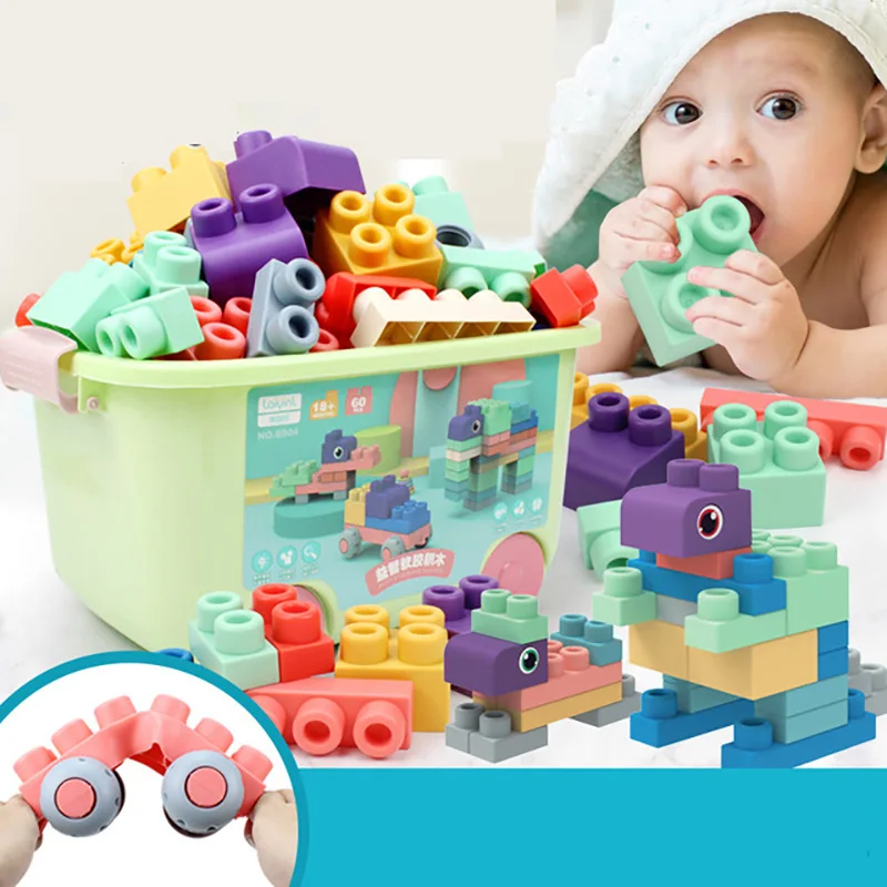 New 20/40/45/60pcs Large Particles Soft Brick Numbers Letters Learning DIY Building Blocks Big Brick Early Educational Baby Toys
New 20/40/45/60pcs Large Particles Soft Brick Numbers Letters Learning DIY Building Blocks Big Brick Early Educational Baby Toys