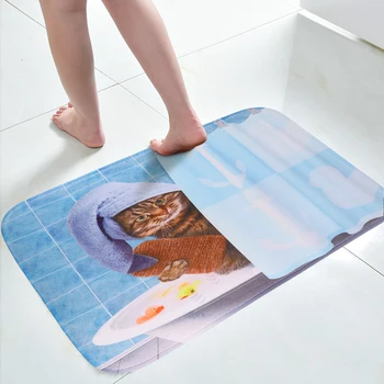 Funny Cat Pattern Floor Mat Bathroom Mat Non Slip Bathroom Mats And Rugs Cartoon Foot Pad Anti-Skid Ground Mat Kitchen Carpet
Funny Cat Pattern Floor Mat Bathroom Mat Non Slip Bathroom Mats And Rugs Cartoon Foot Pad Anti-Skid Ground Mat Kitchen Carpet