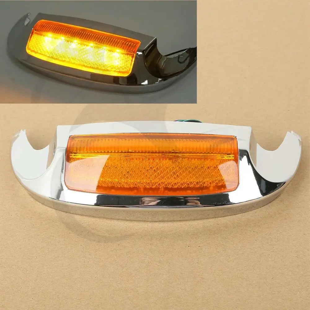 Motorcycle Front LED Fender Tip Amber Light For Harley Electra Road Glide Ultra Limited 2009-2019
Motorcycle Front LED Fender Tip Amber Light For Harley Electra Road Glide Ultra Limited 2009-2019