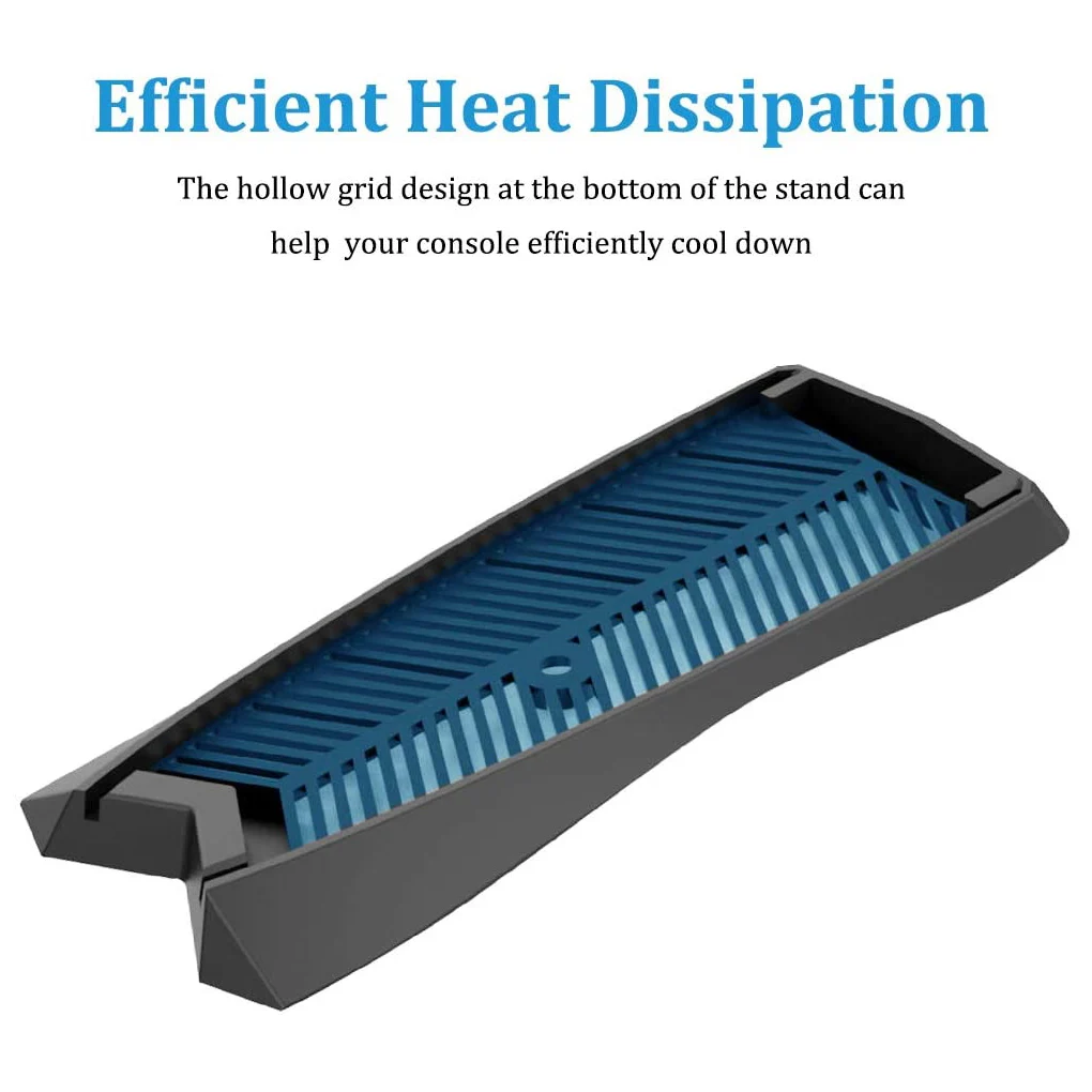 Game Console Stand Plastic Console Bracket Non-slip Heat-dissipation Game Player Holder Replacement for PS5
Game Console Stand Plastic Console Bracket Non-slip Heat-dissipation Game Player Holder Replacement for PS5