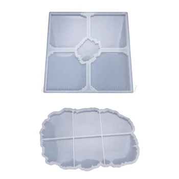 Silicone Crystal Epoxy Resin Mold Irregular Coaster Mat Casting Mould Handmade DIY Crafts Decoration Making Tools Drop Shipping
Silicone Crystal Epoxy Resin Mold Irregular Coaster Mat Casting Mould Handmade DIY Crafts Decoration Making Tools Drop Shipping