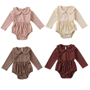 NEW 2020 Newborn Baby Girl Romper Longsleeves Jumpsuit Outfit Knitted Solid Peter Pan Collar Rompers Winter Clothes
NEW 2020 Newborn Baby Girl Romper Longsleeves Jumpsuit Outfit Knitted Solid Peter Pan Collar Rompers Winter Clothes