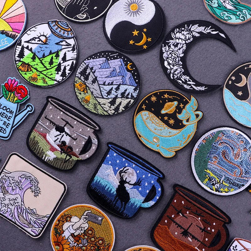 Adventure Travel Embroidery Patch UFO Patches For Clothing Sticker Mountain Camping Badge Stripe Iron On Patches On Clothes DIY
Adventure Travel Embroidery Patch UFO Patches For Clothing Sticker Mountain Camping Badge Stripe Iron On Patches On Clothes DIY