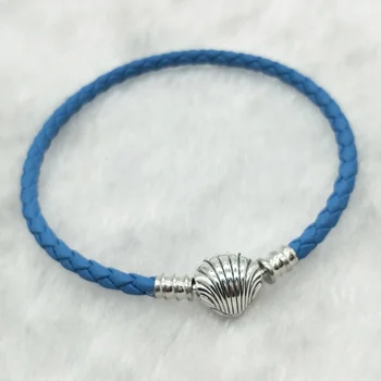 Summer fashion casual shell fabric hand rope couple men and women blue bracelet original jewelry Fit Original Charm
Summer fashion casual shell fabric hand rope couple men and women blue bracelet original jewelry Fit Original Charm