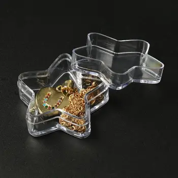 Small Star Shape Transparent Plastic Storage Box Jewelry Organizer Case for DIY Tool Nail Art Box Accessory Beads Stones 4pcs
Small Star Shape Transparent Plastic Storage Box Jewelry Organizer Case for DIY Tool Nail Art Box Accessory Beads Stones 4pcs