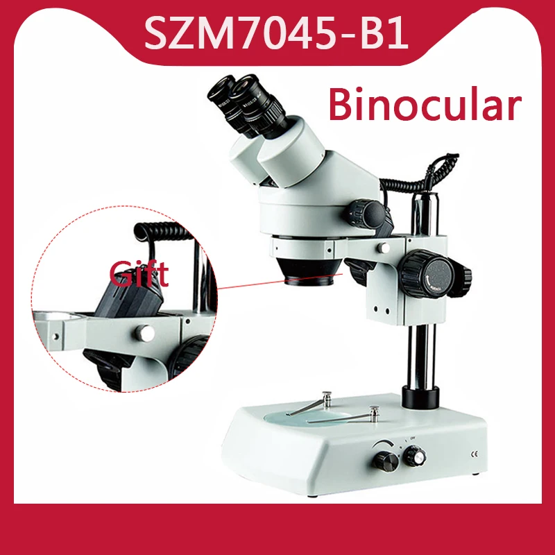 New Binocular Microscope For Soldering Professional Repair With Light Microscope 7x-45X Stereo Microscope Illumination
New Binocular Microscope For Soldering Professional Repair With Light Microscope 7x-45X Stereo Microscope Illumination