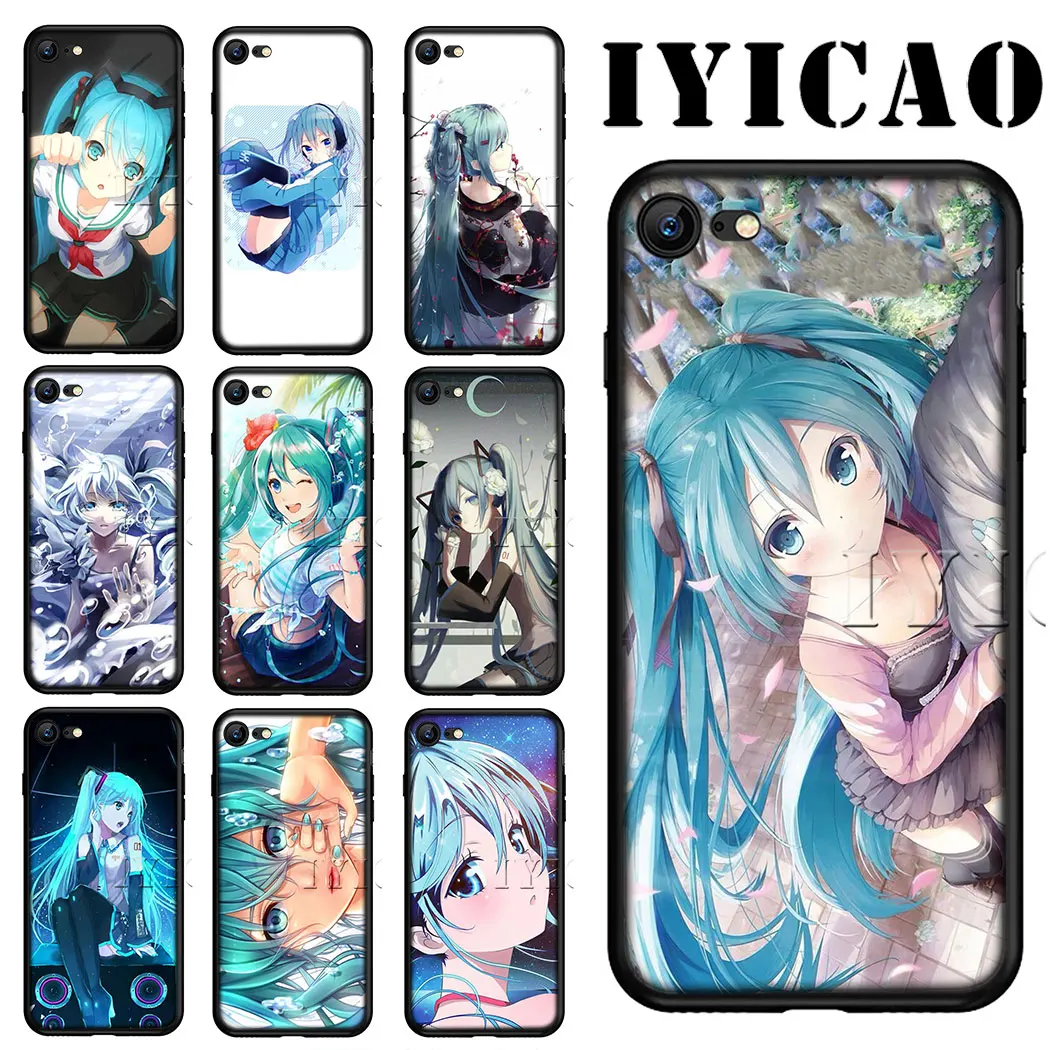 IYICAO Hatsune Miku Anime Soft Silicone Phone for iPhone X XS XR XS Max 6 6s 7 8 Plus 5 5s SE 10 11 pro max Cover
IYICAO Hatsune Miku Anime Soft Silicone Phone for iPhone X XS XR XS Max 6 6s 7 8 Plus 5 5s SE 10 11 pro max Cover