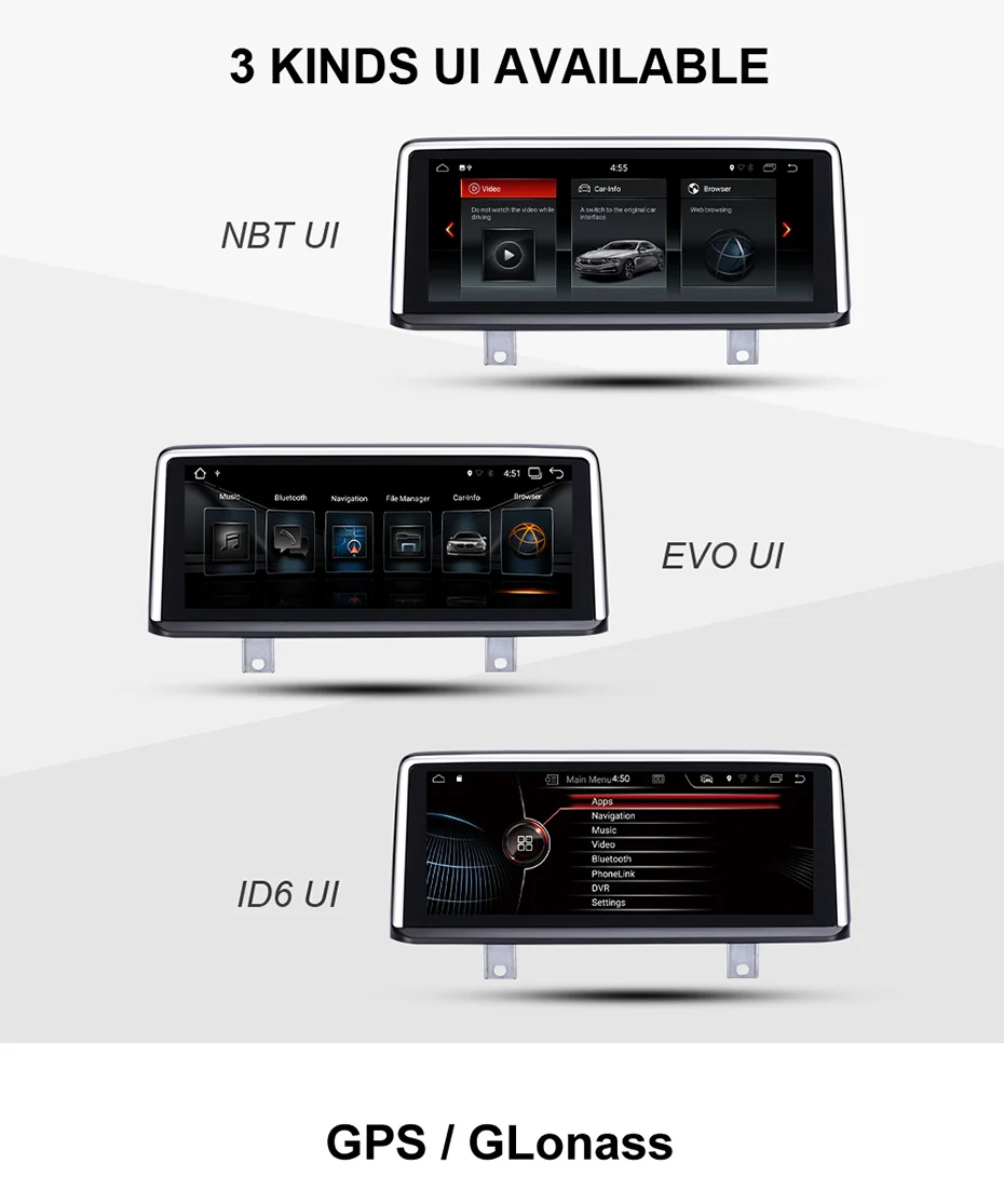 Top IPS car Radio for BMW F30/F31/F34/F20/F21/F32/F33/F36 original NBT system Android 7.1 autoradio gps navigation multimedia 4