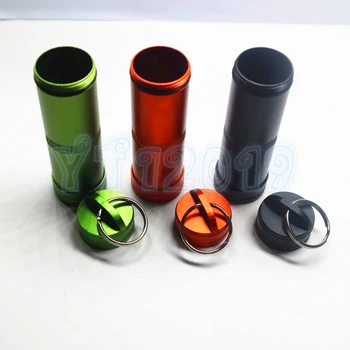 200Camping Survival Waterproof Pills Box Container Aluminum Medicine Bottle Keychain Outdoor Emergency Gear EDC Travel Kits Tool 
200Camping Survival Waterproof Pills Box Container Aluminum Medicine Bottle Keychain Outdoor Emergency Gear EDC Travel Kits Tool