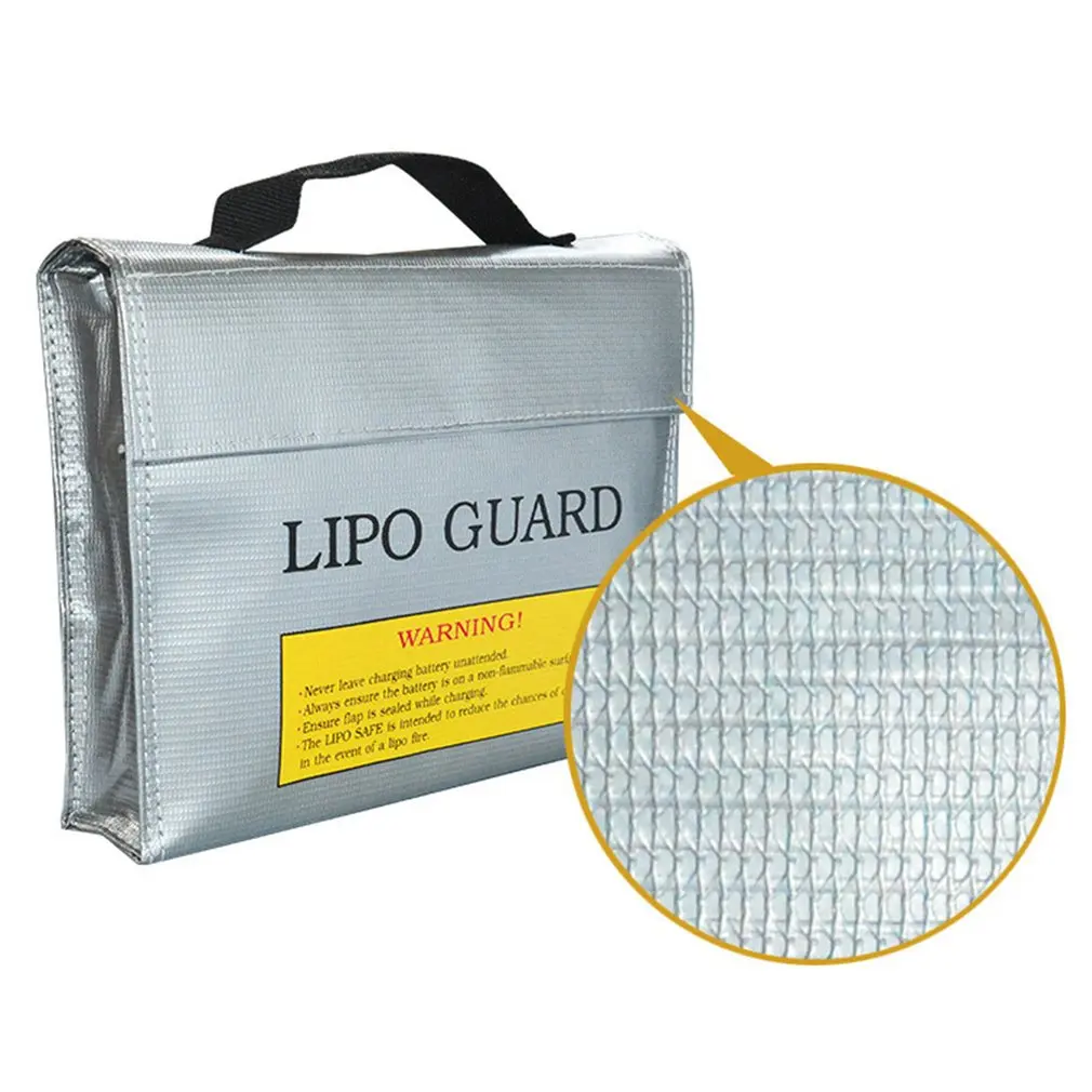 Portable Lithium Battery Guard Bag Fireproof Explosion-proof Bag RC Lipo Battery Safe Bag Guard Charge Protecting Bag 
Portable Lithium Battery Guard Bag Fireproof Explosion-proof Bag RC Lipo Battery Safe Bag Guard Charge Protecting Bag