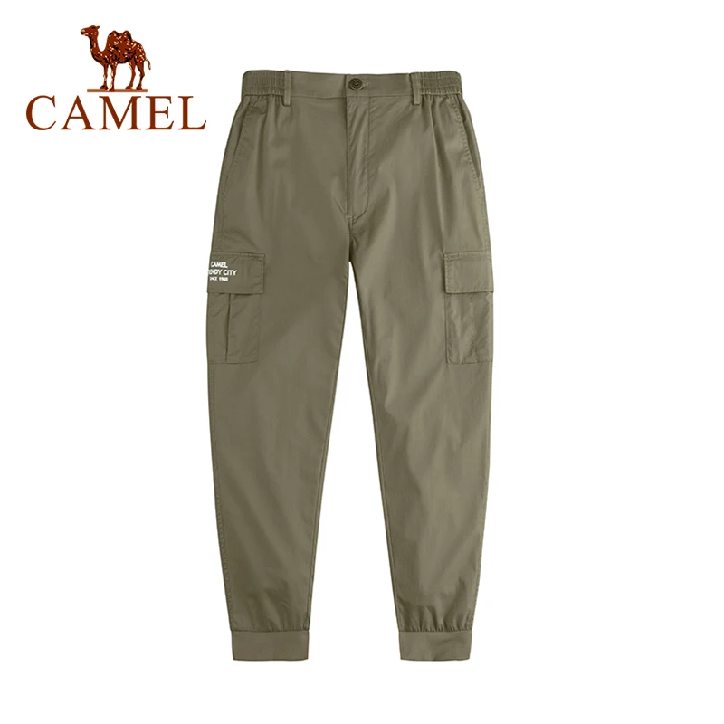Фото Брюки CAMEL мужские спортивные удобные повседневные штаны джоггеры хлопковые