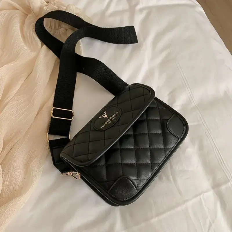 Фото Luxury Brand Tote Bag Trendy Fashion New High Quality Designer Handbag Wide Shoulder Strap Messenger Small Square | Багаж и сумки