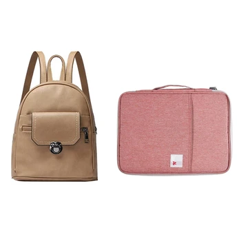 New Small Backpack Solid Color Tide Female Bag Large Capacity Mini Bag Female Lock Buckle Backpack & A4 Document Bags Filing Pou
New Small Backpack Solid Color Tide Female Bag Large Capacity Mini Bag Female Lock Buckle Backpack & A4 Document Bags Filing Pou