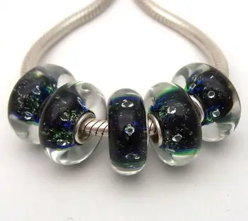 YG120 5X 100% Authenticity S925 Sterling Silver Beads Murano Glassbeads beads Fit European Charms Bracelet diy jewelry Lamp-work
YG120 5X 100% Authenticity S925 Sterling Silver Beads Murano Glassbeads beads Fit European Charms Bracelet diy jewelry Lamp-work