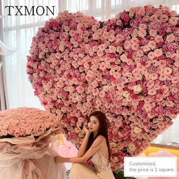 Custom Simulation Flower Wall Background Wall Wedding Artificial Plant Walls Rose Silk Flowers Net Red Shop Window Decoration
Custom Simulation Flower Wall Background Wall Wedding Artificial Plant Walls Rose Silk Flowers Net Red Shop Window Decoration