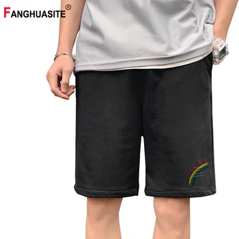 Streetwear Men's Sports Pants Refreshing Summer New Printed Harajuku Straight Pants Solid Color Loose Men's Casual Shorts A1104
Streetwear Men's Sports Pants Refreshing Summer New Printed Harajuku Straight Pants Solid Color Loose Men's Casual Shorts A1104