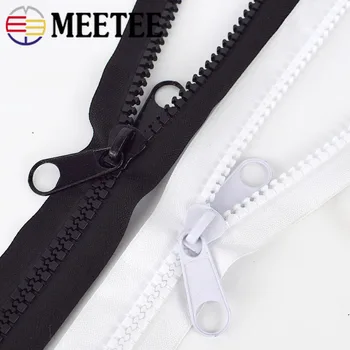 Meetee 2pcs 100-500cm 10# Resin Zipper Open-end Tail Double Side Slider Lock for Sewing Jacket Coat Placket Tent Long Zip ZA211
Meetee 2pcs 100-500cm 10# Resin Zipper Open-end Tail Double Side Slider Lock for Sewing Jacket Coat Placket Tent Long Zip ZA211