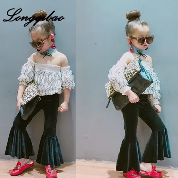 Children's clothing spring and autumn girls gold velvet Korean version of the personality bell bottom pants high elastic pants
Children's clothing spring and autumn girls gold velvet Korean version of the personality bell bottom pants high elastic pants