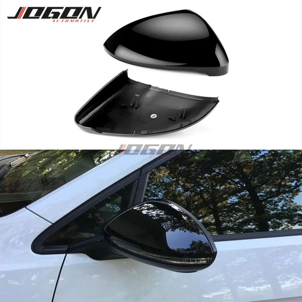 2 шт. для VW GOLF 7 MK7 MK7.5 GTI R GTE GTD 2013 2019 Touran 2016 2017 ABS боковая крышка зеркала заднего вида