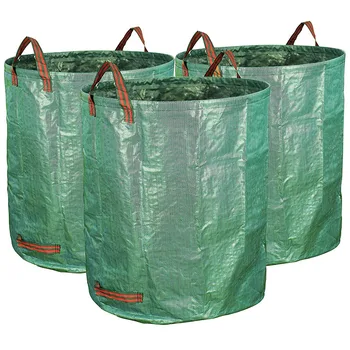 3-Pack 72 Gallons Garden Bag - Reuseable Heavy Duty Gardening Bags, Lawn Pool Garden Leaf Waste Bag
3-Pack 72 Gallons Garden Bag - Reuseable Heavy Duty Gardening Bags, Lawn Pool Garden Leaf Waste Bag