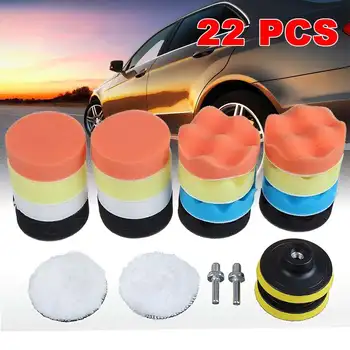 Efficient 22Pcs Buffing Pad Set Thread 3 Inch Auto Car Polishing pad Kit for Car Polisher + Drill Adaptor M10 Power Tools
Efficient 22Pcs Buffing Pad Set Thread 3 Inch Auto Car Polishing pad Kit for Car Polisher + Drill Adaptor M10 Power Tools