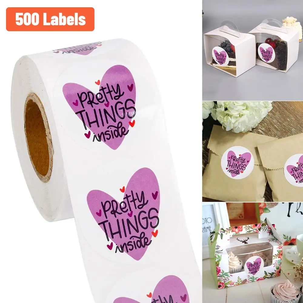500pcs Pretty Things Inside Stickers Round Heart Thank You Stickers Thanks for Shopping Small Shop Handmade Waterproof Labels
500pcs Pretty Things Inside Stickers Round Heart Thank You Stickers Thanks for Shopping Small Shop Handmade Waterproof Labels