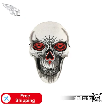 Skull Mask Embroidery Patches Biker Cobweb Skull Evil Iron on Punk Vest Applique Motorcycle Decoration for Jacket Vest DIY
Skull Mask Embroidery Patches Biker Cobweb Skull Evil Iron on Punk Vest Applique Motorcycle Decoration for Jacket Vest DIY