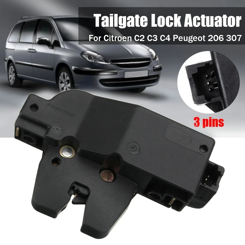 

NEW-Tailgate Central Lock Actuator for Citroen C3 C4 Picasso Peugeot 307 9646091580