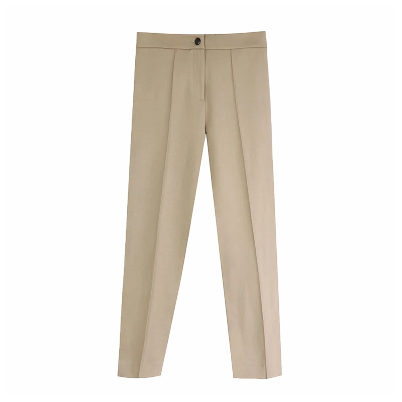 Aachoae Women Solid Elegant Pants Leggings Pleated Side Leg Split Pencil Pants Lady Zipper Fly Casual Skinny Trousers Pantalon 
Aachoae Women Solid Elegant Pants Leggings Pleated Side Leg Split Pencil Pants Lady Zipper Fly Casual Skinny Trousers Pantalon