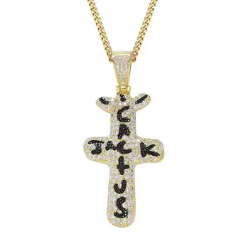 Cactus Jack Pendant &Necklace Iced Cubic Zircon Plated Gold Silver Color Hip Hop Jewelry For Men Women
Cactus Jack Pendant &Necklace Iced Cubic Zircon Plated Gold Silver Color Hip Hop Jewelry For Men Women