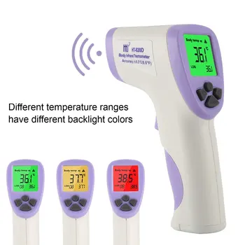 Hti HT-820D Handheld Infrared Thermometer High Precision Portable Thermometer Non-Contact Body Infrared Thermometer
Hti HT-820D Handheld Infrared Thermometer High Precision Portable Thermometer Non-Contact Body Infrared Thermometer
