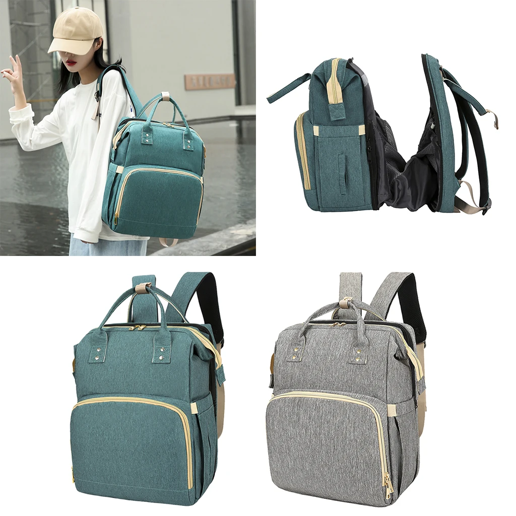 Foldable Baby Crib Diaper Bag Backpack Multi-functional Mommy Bag Change Station Multi Purpose Changing Nappy Station Table
Foldable Baby Crib Diaper Bag Backpack Multi-functional Mommy Bag Change Station Multi Purpose Changing Nappy Station Table