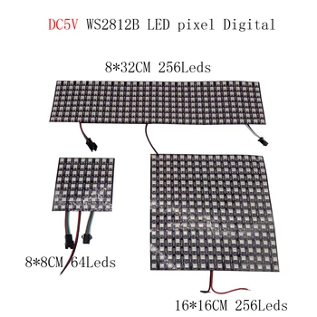 DC5V WS2812B LED Panel Screen Pixels Digital Flexible 8*8,16*16,8*32 Led Programmed Individually Addressable Full Color
DC5V WS2812B LED Panel Screen Pixels Digital Flexible 8*8,16*16,8*32 Led Programmed Individually Addressable Full Color