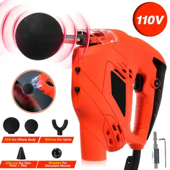 110V 3000r/min Stroke Muscle Relief Percussion Massager Therapy 6 Speed Vibration Deep Tissue Electric Massager Device W/ 6 Head
110V 3000r/min Stroke Muscle Relief Percussion Massager Therapy 6 Speed Vibration Deep Tissue Electric Massager Device W/ 6 Head