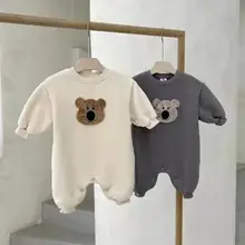 2021 New Baby Winter Plus Velvet Warm Romper Baby Boy Cute Cartoon Bear Clothes Cotton Thicken Toddler Girl Casual Jumpsuit
2021 New Baby Winter Plus Velvet Warm Romper Baby Boy Cute Cartoon Bear Clothes Cotton Thicken Toddler Girl Casual Jumpsuit