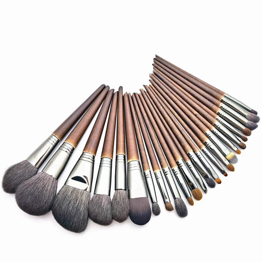 Natural Makeup Brushes Set 24pcs Professional Goat Hair Make Up Brush
Natural Makeup Brushes Set 24pcs Professional Goat Hair Make Up Brush