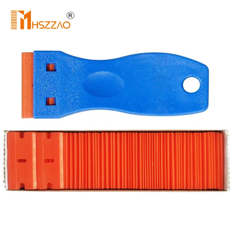 Carbon Fiber Film Clean Razor Scraper+100PCS 1.5" Double Edge Razor Blade Auto Window Tint Car Stickers Glue Remover
Carbon Fiber Film Clean Razor Scraper+100PCS 1.5" Double Edge Razor Blade Auto Window Tint Car Stickers Glue Remover