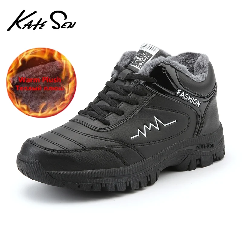 New Fashion Winter men's leather warm lightweight sneakers Outdoor Waterproof Casual Walking Shoes Classic Comfort Running shoes 
New Fashion Winter men's leather warm lightweight sneakers Outdoor Waterproof Casual Walking Shoes Classic Comfort Running shoes