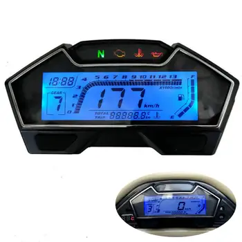 NEW Universal LCD Speedometer Digital Backlight Odometer For 1,2,4 Cylinders Motorcycle For Ducati for Kawasaki for Yamaha
NEW Universal LCD Speedometer Digital Backlight Odometer For 1,2,4 Cylinders Motorcycle For Ducati for Kawasaki for Yamaha
