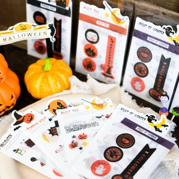 VanYi4 Designs 4Pcs/lot European Party Decoration Halloween Sticker Sheets Scrapbooking Stationery Planner Stickers Wholesale
VanYi4 Designs 4Pcs/lot European Party Decoration Halloween Sticker Sheets Scrapbooking Stationery Planner Stickers Wholesale