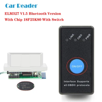 V1.5 ELM327 with Switch PIC18F25K80 For OBD2 protocols Car Fault Code Reader Auto Diagnostic Tool support Android Torque/PC obd
V1.5 ELM327 with Switch PIC18F25K80 For OBD2 protocols Car Fault Code Reader Auto Diagnostic Tool support Android Torque/PC obd