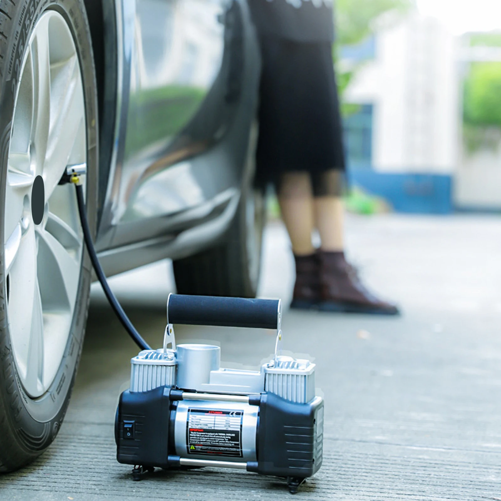 180W Portable Air Pump Digital Electric Wireless Tire Inflator Rechargeable 150PSI Auto for Car Motorcycle Balls Bicycle
180W Portable Air Pump Digital Electric Wireless Tire Inflator Rechargeable 150PSI Auto for Car Motorcycle Balls Bicycle